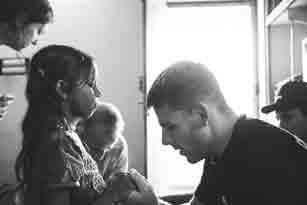 jason praying with girl in india